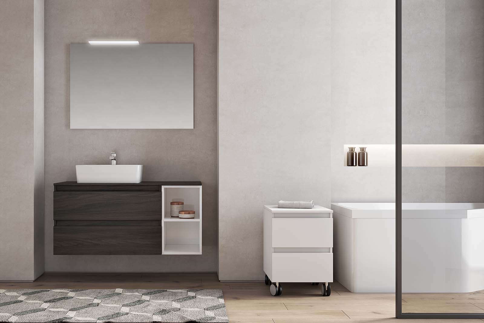 Collezione Cube - Mobili bagno e lavanderia - Prodotti Secci Rappresentanze