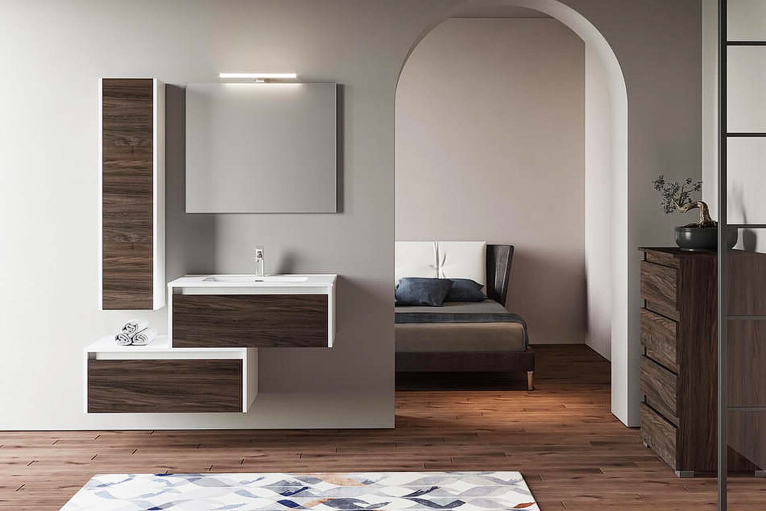 Collezione Luna - Mobili bagno e lavanderia - Prodotti Secci Rappresentanze