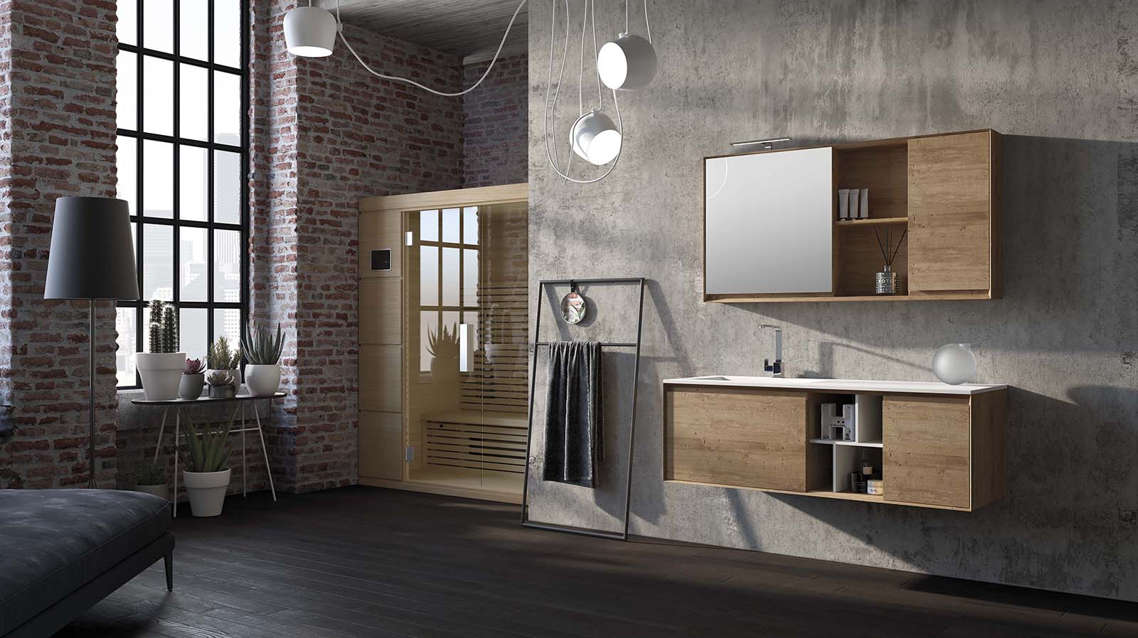 Collezione Luxor - Mobili bagno e lavanderia - Prodotti Secci Rappresentanze