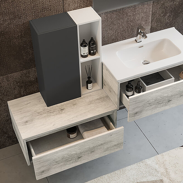 Collezione Luna - Mobili bagno e lavanderia - Prodotti Secci Rappresentanze