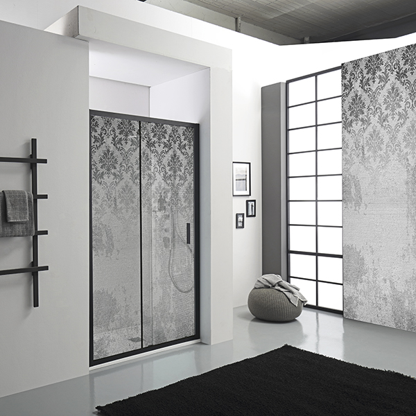 Collezione Decoro damascato - Piatti, box doccia, vasche e minipiscine - Prodotti Secci Rappresentanze